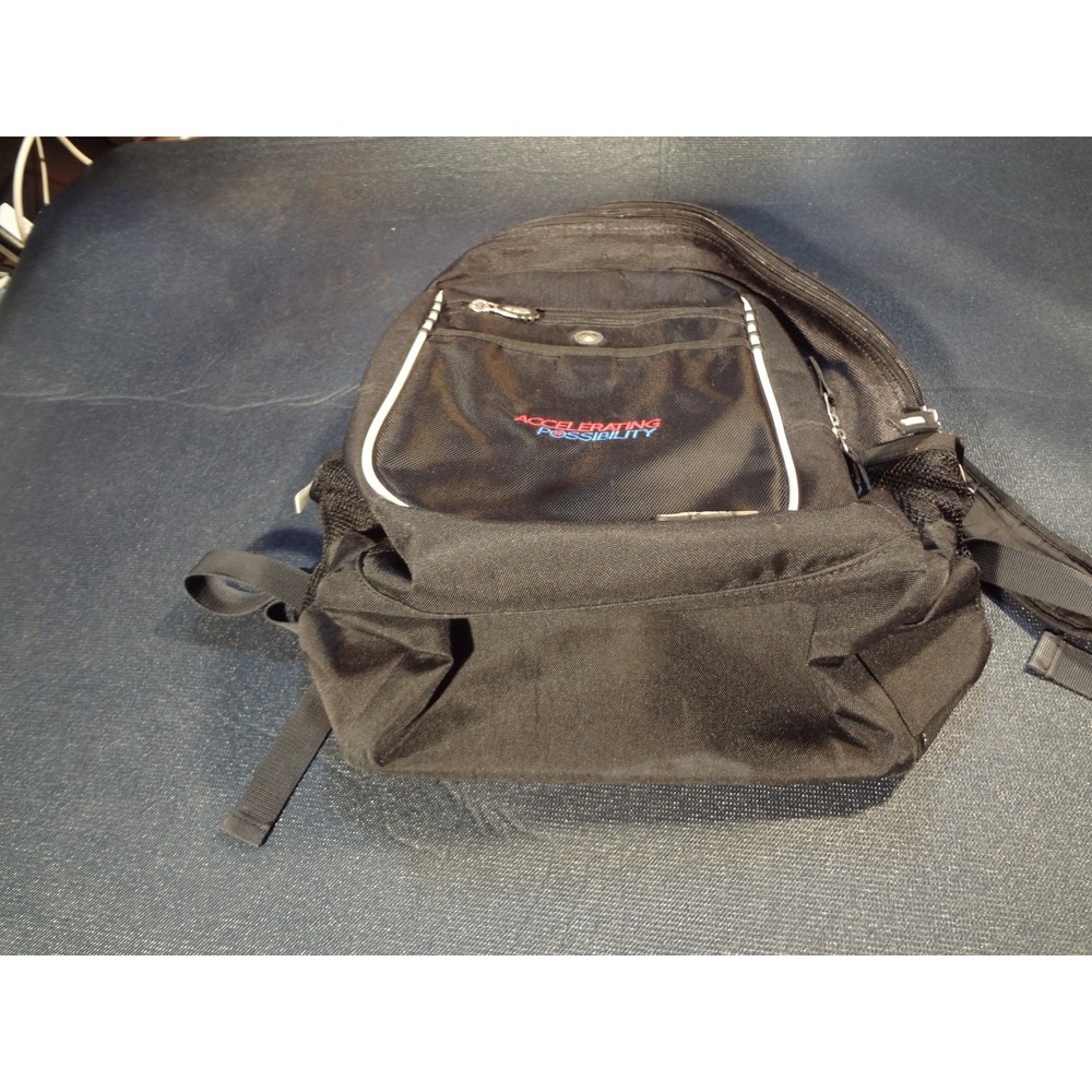 OGIO Laptop Backpack Audio & Lots Pockets Black Accelerating Possibility Logo
