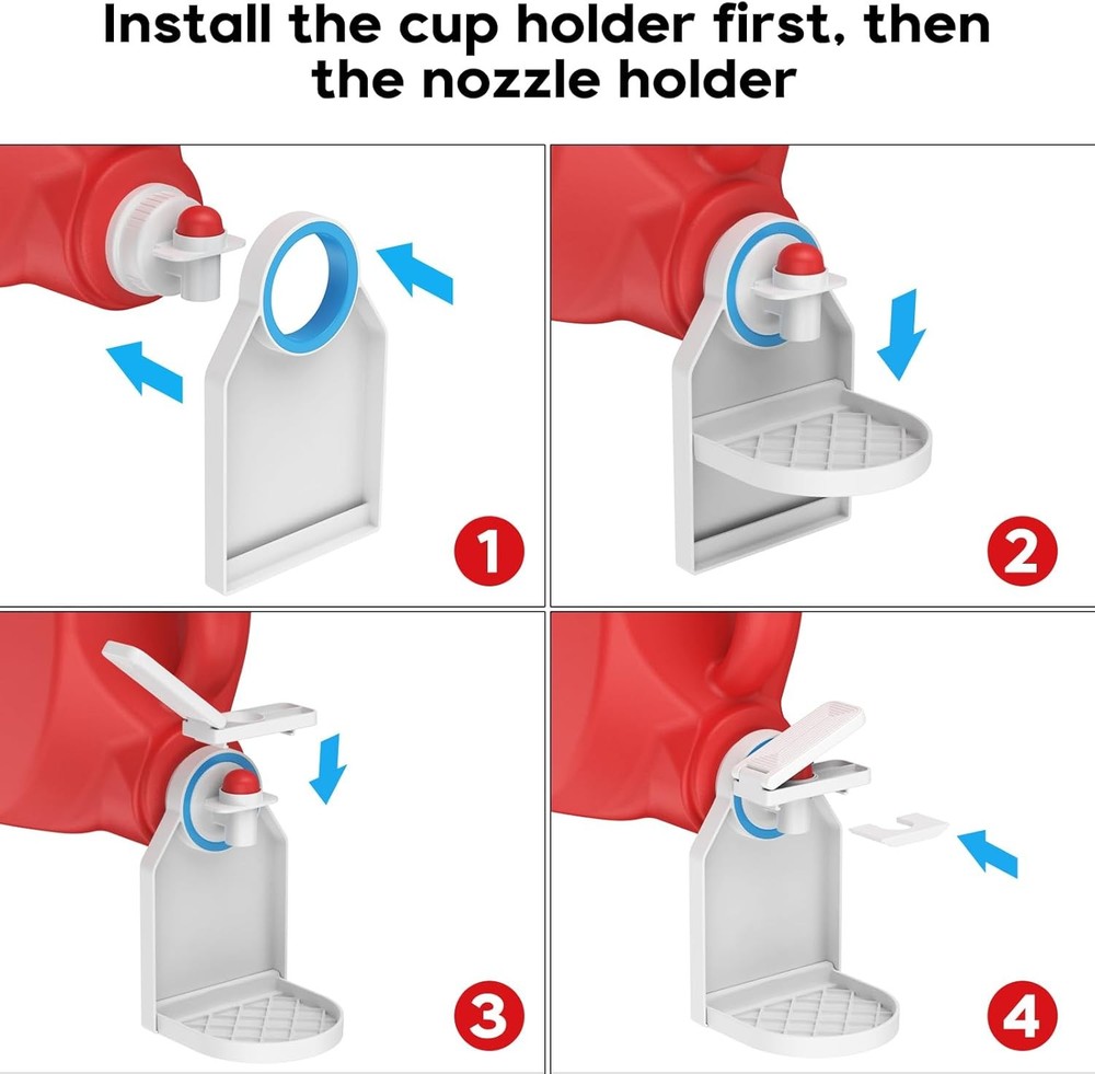Laundry Detergent Dispenser Cup Holder