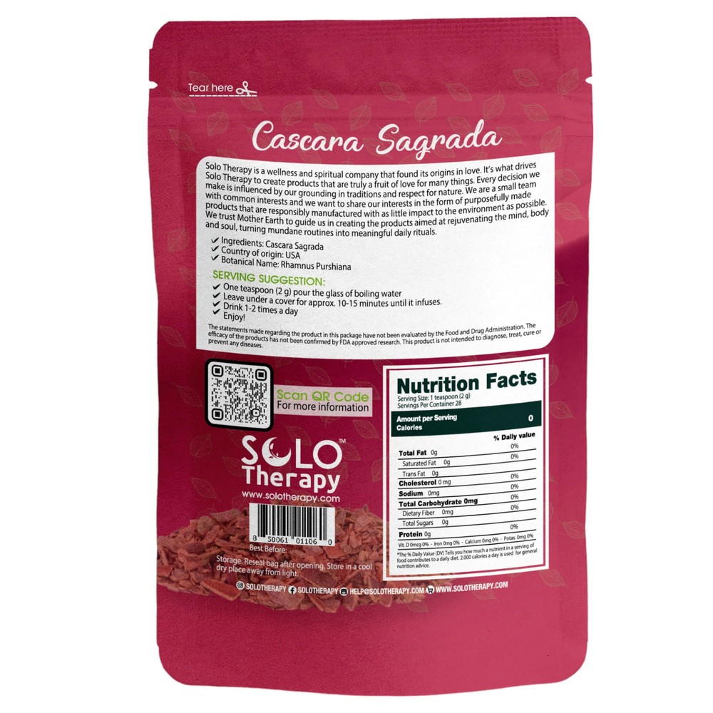 Cascara Sagrada Bark - 56 grams