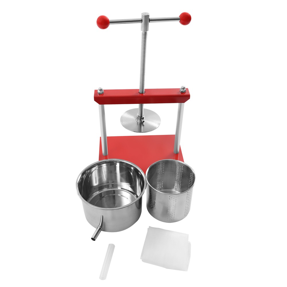 3L Fruit Wine Cider Press Apple Grapes Crusher Juice Maker Juicer Wine Making!