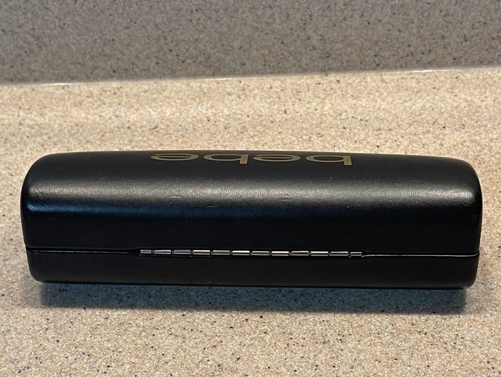 bebe Eyeglasses Case Black Preowned