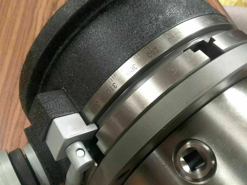 12” HORIZONTAL & VERTICAL ROTARY TABLE w. 12” 3 jaw chuck front mounting