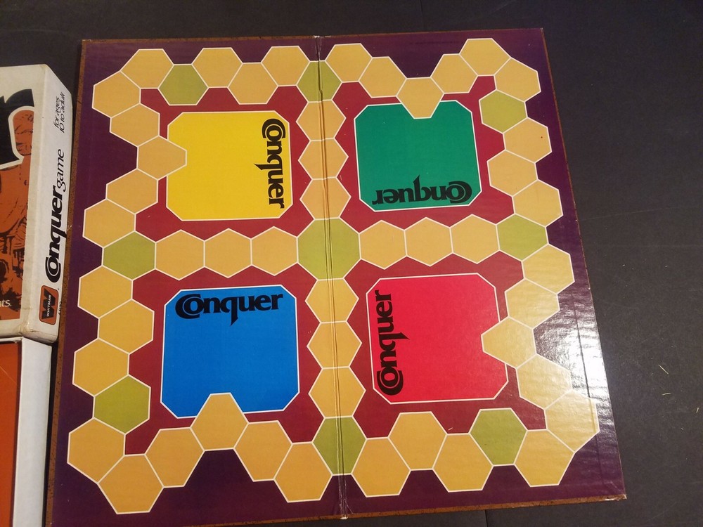 Whitman Conquer Board Game Vintage 1979 Strategy Western Publishing