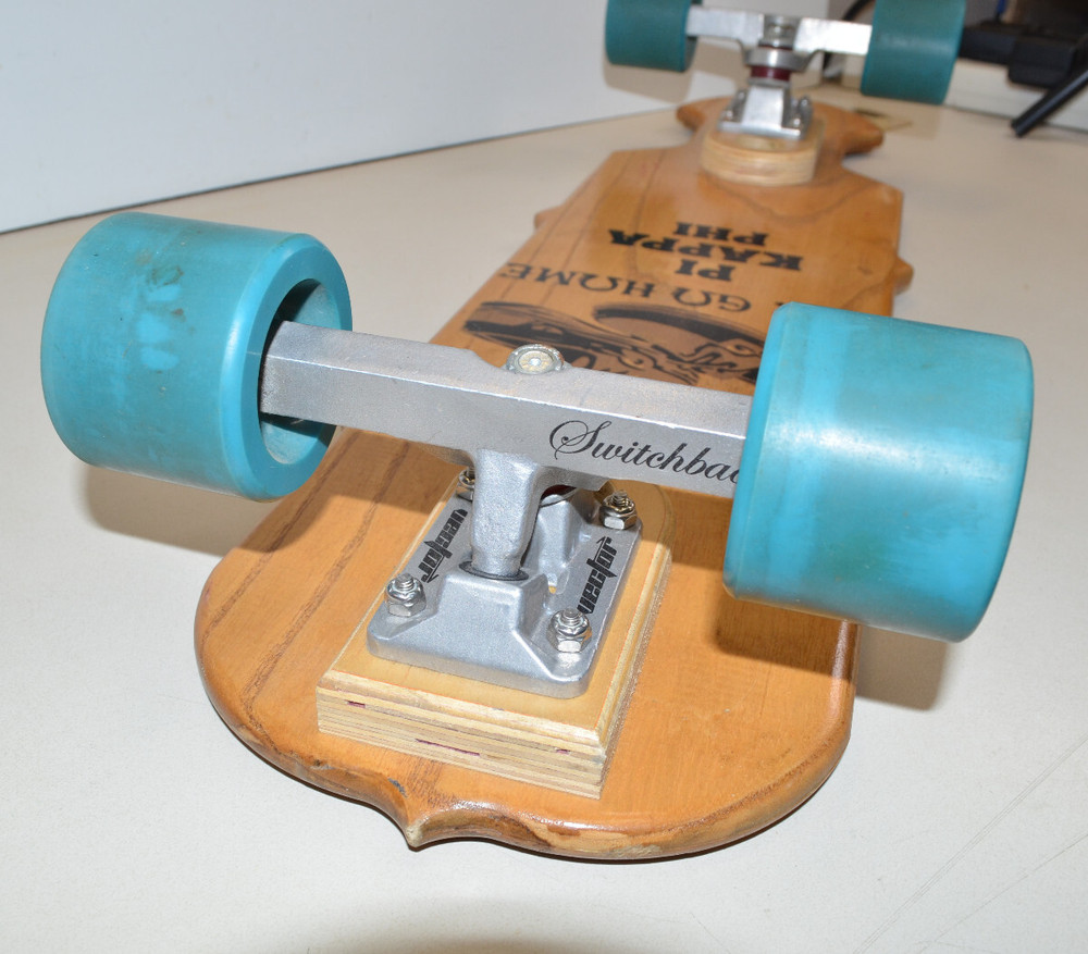 Handmade SKATEBOARD Vector Switchback Trucks 30" Long Custom College Frat