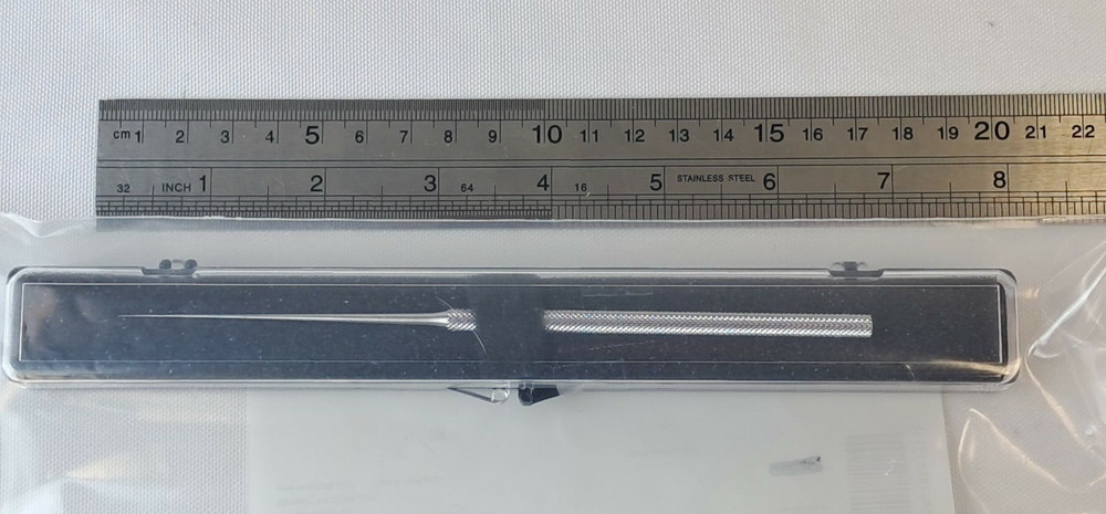 Integra 3722005, Integra Autism Pick, 1mm, Long, Sharp Point, Angled 45 Degree.