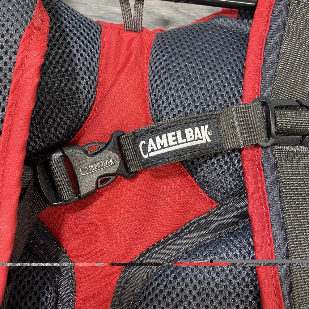 Camelbak Lobo Red Black Hydration Pack Hiking Trail Backpack No Bladder