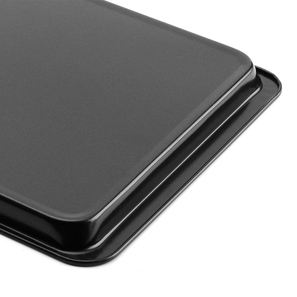 Carbon Steel BBQ Cooking Griddle Non Stick Rectangular Pizza Baking Plate