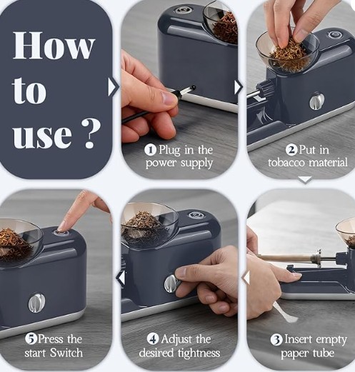 Motorized Cigarette Rolling Machine