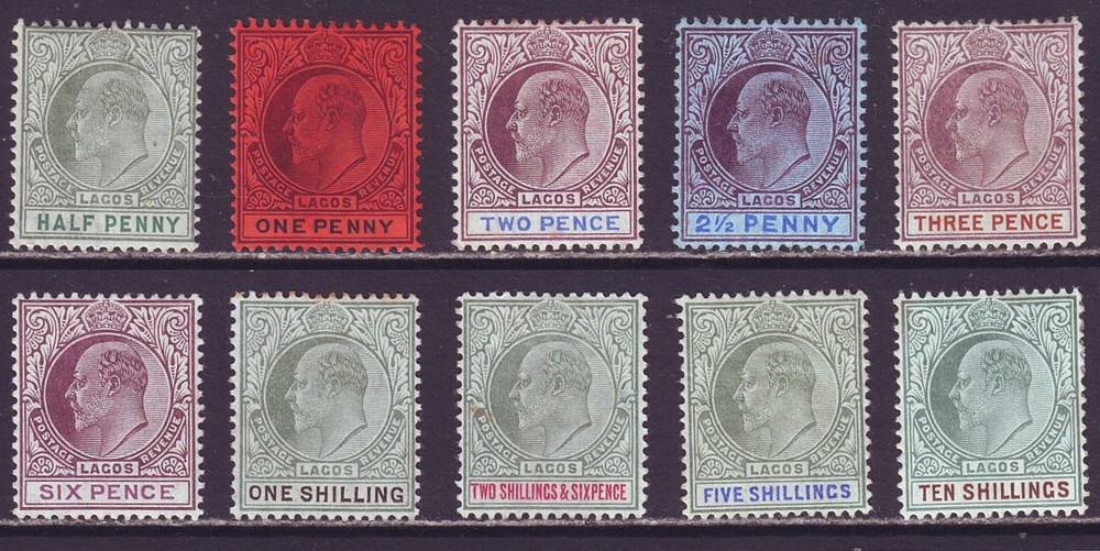 Lagos 1904 SC 50-59 MH Set
