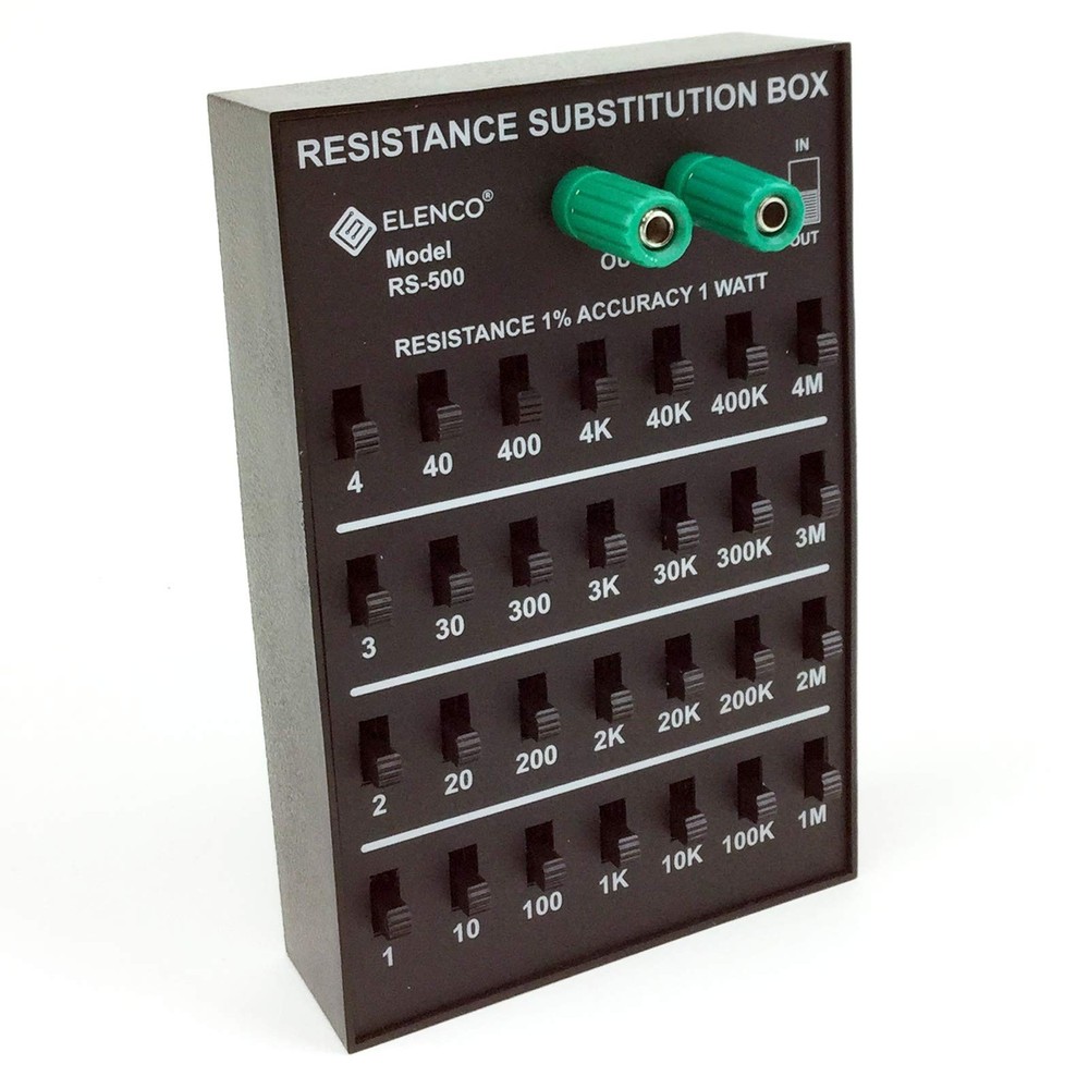 Resistance Substitution Box | 1Ω to 11MΩ Range | 1 Precision for Testing