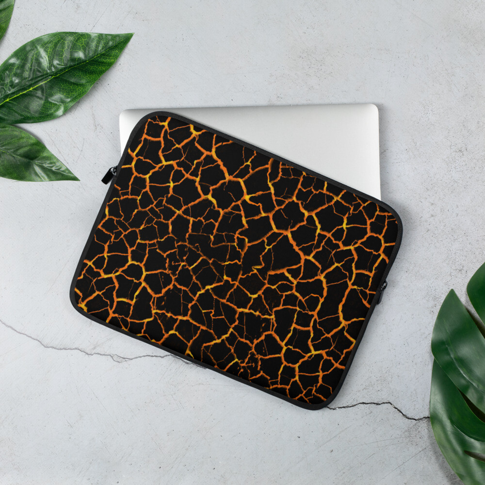 Flowing Lava Pattern Laptop Sleeve