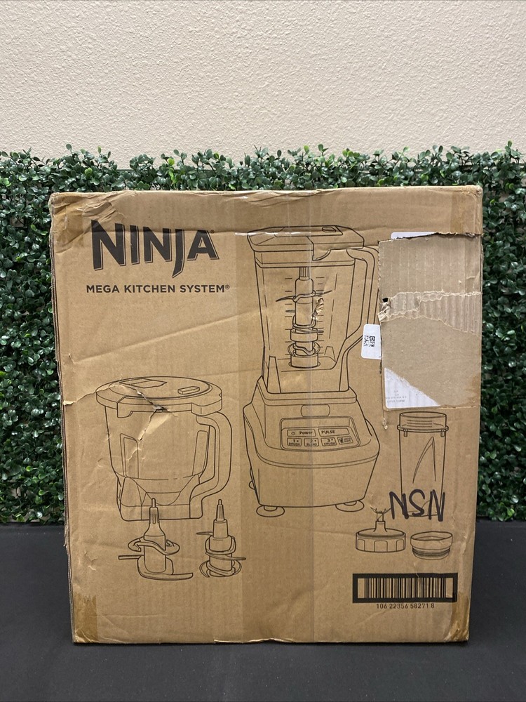 Mega Kitchen System with 72 oz. Pitcher, 8-Cup Food Processor, 16 oz.