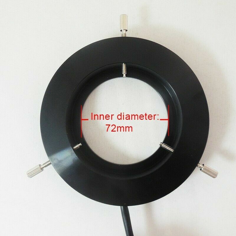 144 LED Ring Light Source Stereo Microscope Illuminator Four Zones Adjustable