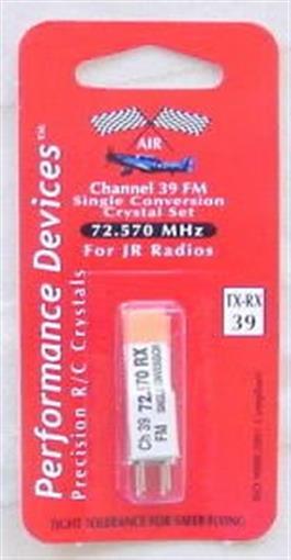 JR Single Conversion 72Mhz FM Crystal Set (Channel 39)
