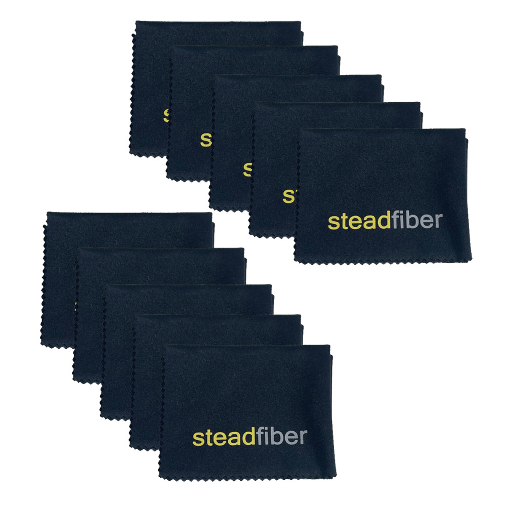 SteadFiber Microfiber Cleaning Cloths Eco Friendly 10-CT
