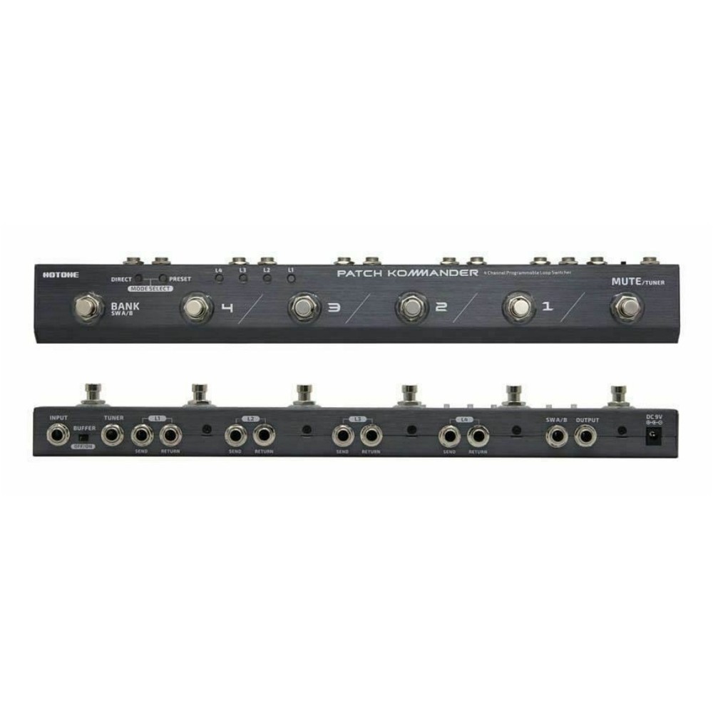 HOTONE PATCH KOMMANDER 4-Channel Programmable Loop Switcher Pedal