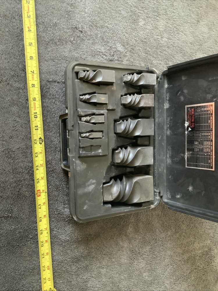 Walton Stud And Screw Extractor Set, Missing Small One..,,,see Pics…9pc