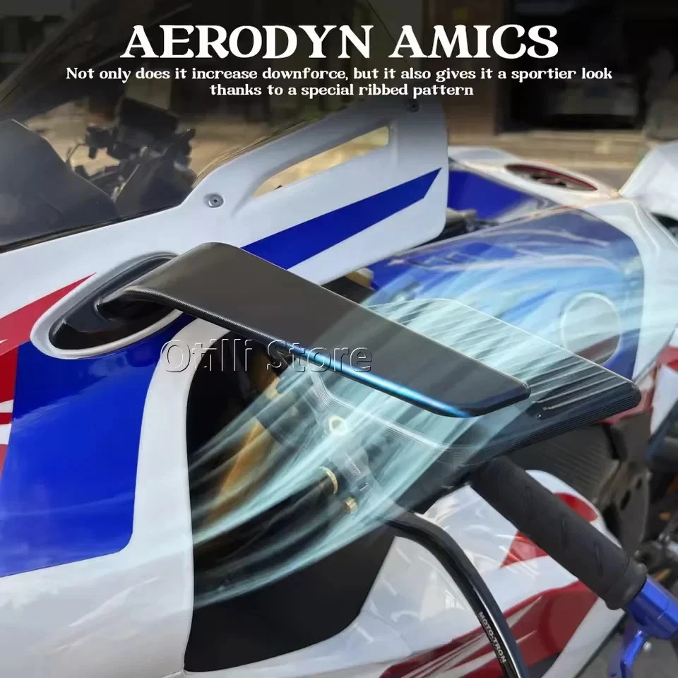Modified Wind Wing Adjustable Rotating Rearview Mirror For Honda CBR1000RR