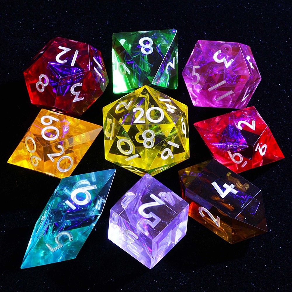 9 Polyhedral DD Dice Set Plane Devourer Prison for Dungeons Dragons RPG