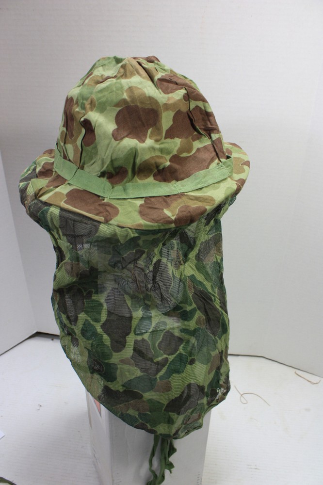 WW2 USMC Mosquito Hat Headnet