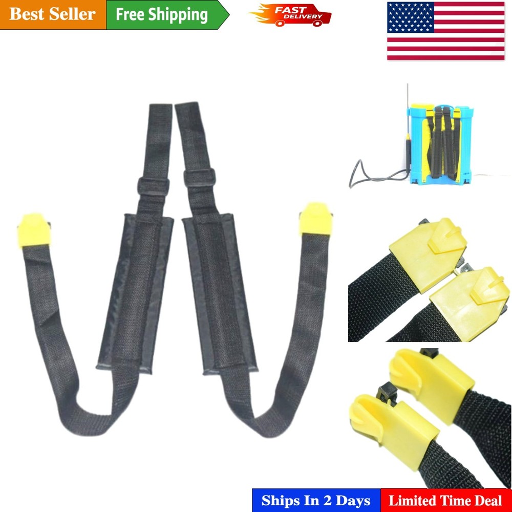 Backpack Sprayer Shoulder Harness Set - 2PC Comfort Straps for Efficiency