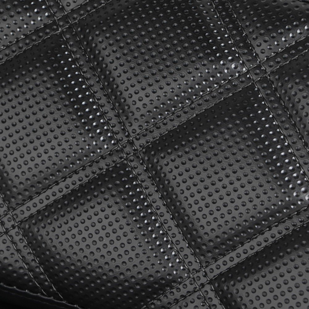 Black Stitching Razor Chopped Trunk Backrest Pad For Harley CVO Road Tri Glide
