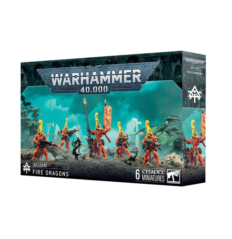 Games Workshop Warhammer 40K: Aeldari Fire Dragons 6 Miniatures
