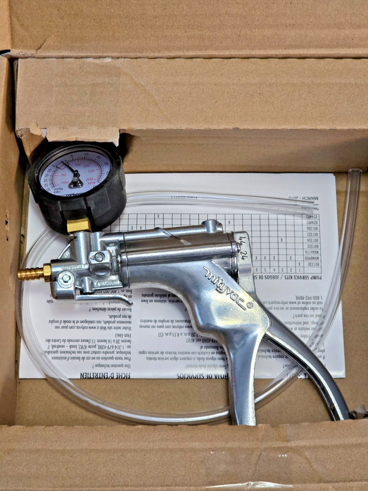Mityvac MV8510 Silverline Elite Hand Pump