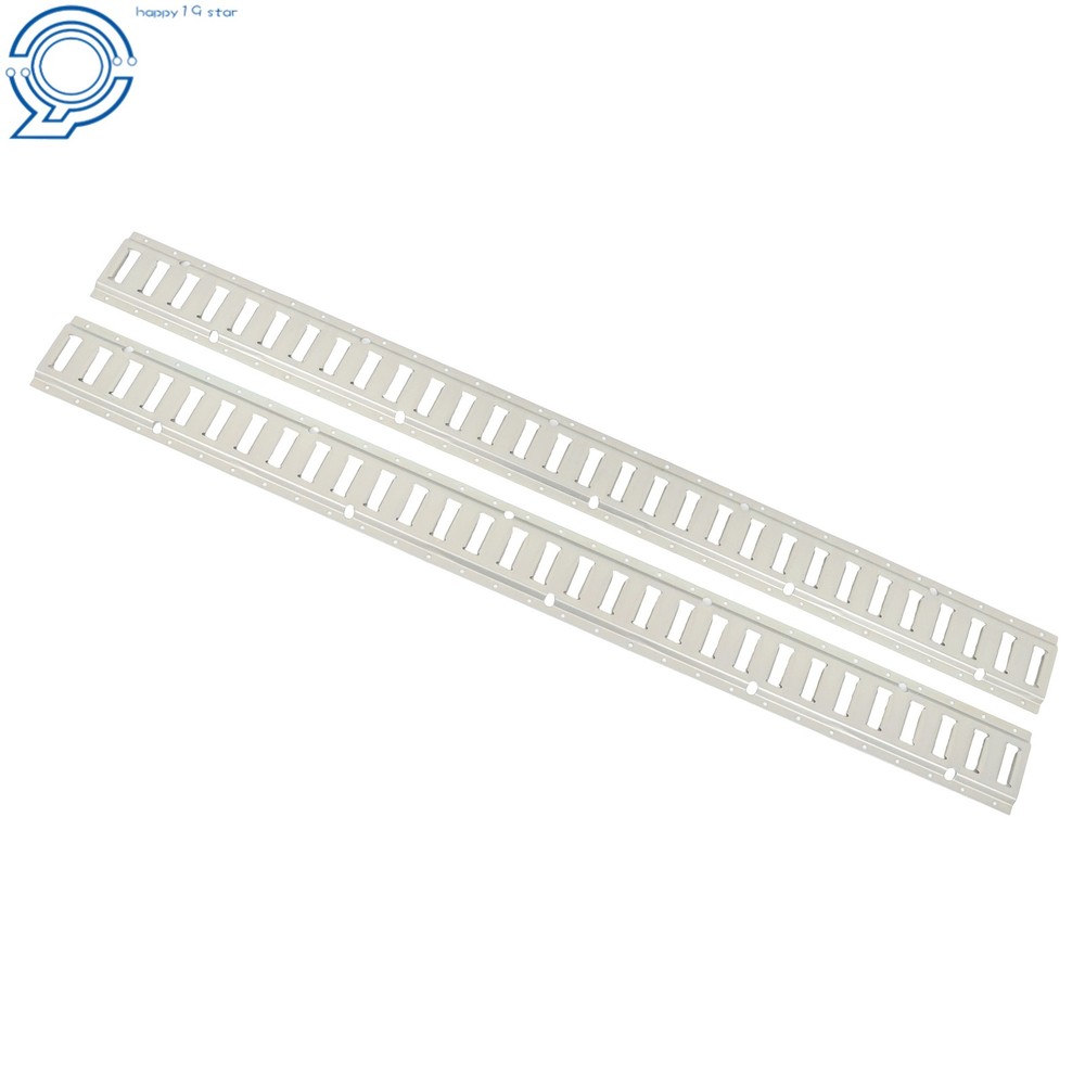 2PC 5' E-Track Tie-Down Rail For Truck Trailer Cargo Van Utility Galvanized