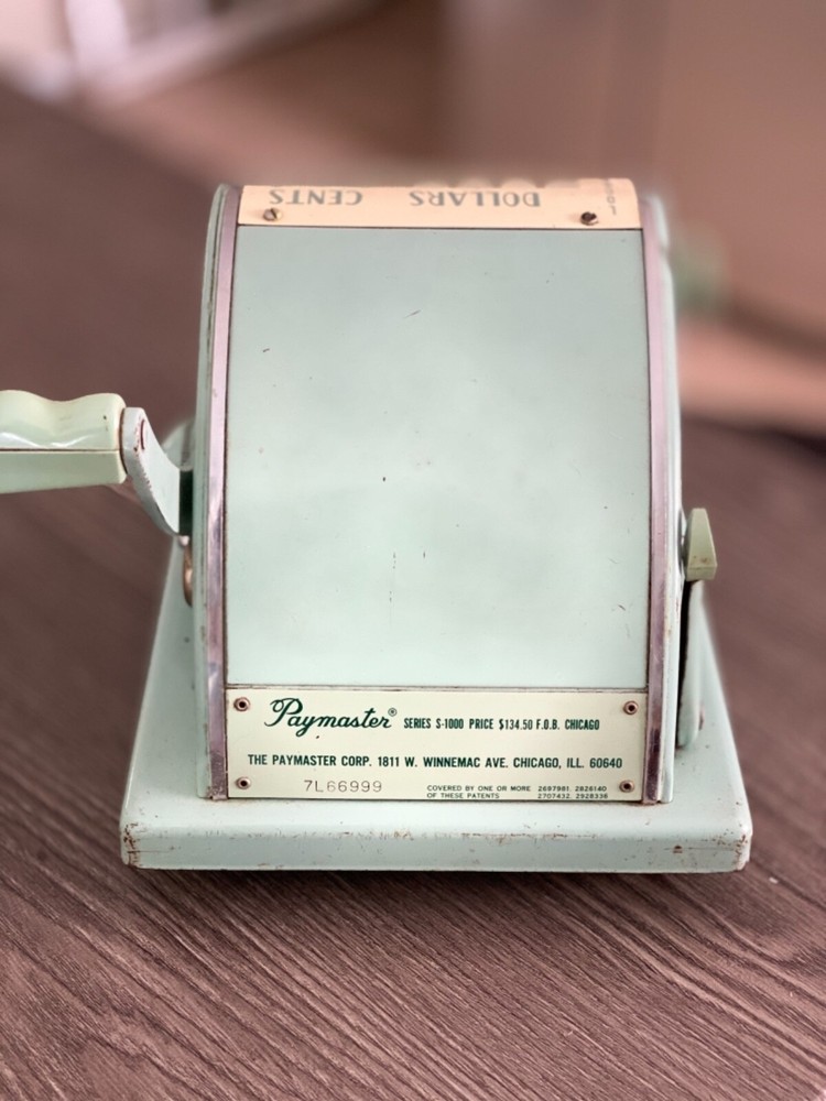 Vintage Paymaster Series S-1000