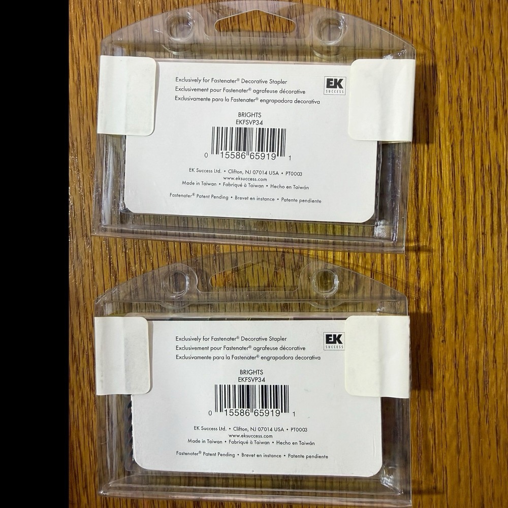 EK Success Fastenater Decorative Multicolor Staple Bars