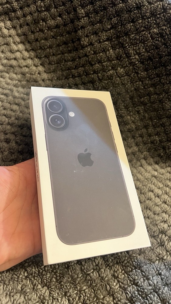 iPhone 16 black 128GB -empty box- No phone Box Only