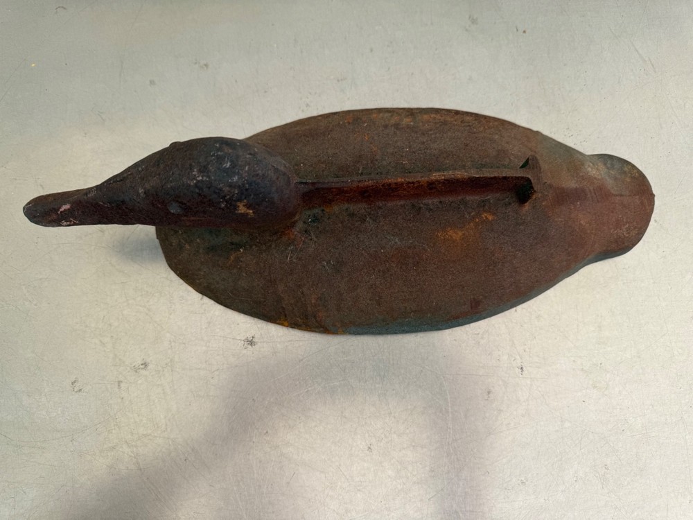 Vintage Cast Iron Duck Boot Scrape Solid Cast Iron Andirond Duck 20 Pounds