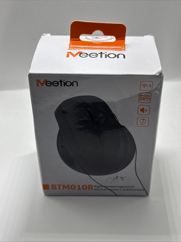 MEETION Ergonomic Vertical Mouse, Wireless Vertical Mouse. Bluetooth