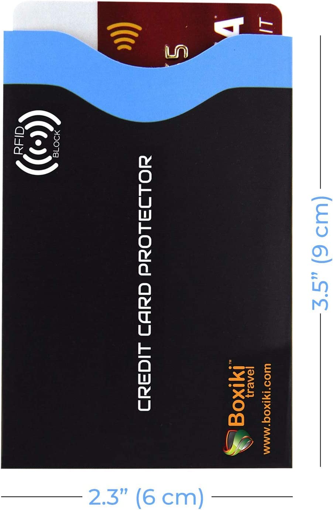 12pcs Travel RFID Blocking Sleeves,Set w/ Color Coding | RFID Blocking Envelopes