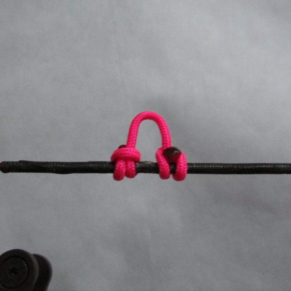Rope style archery D loop