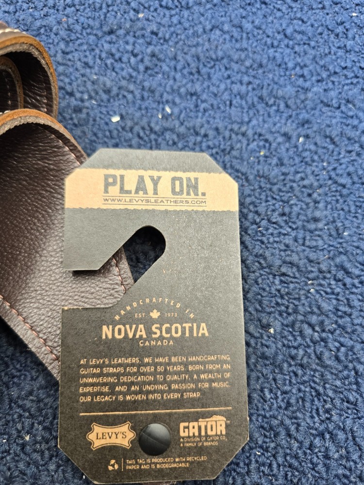 Levy's M17BAS-DBR: Pull-Up Butter Leather Strap, Dark Brown
