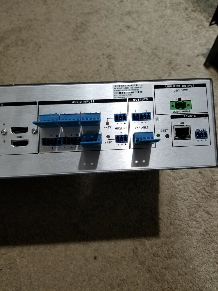 Extron IN1608 MA 70 Scaling Presentation Switcher