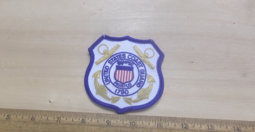 US Coast Guard Logo Embroidered Patch