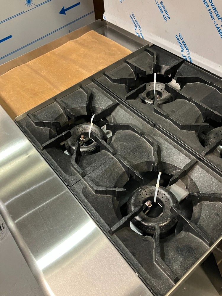 American Range AR-12G-4B, 36-Inch 4-Burner Range with Left side Griddle