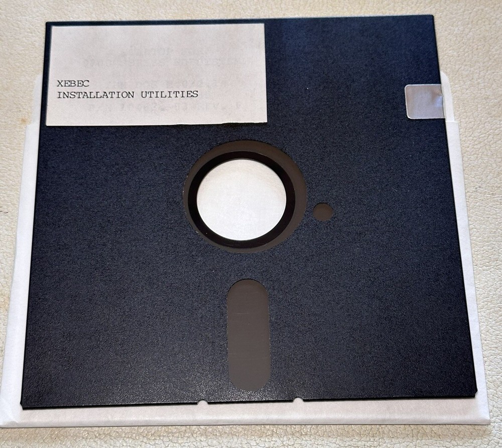Xebec Siderware Installation & Support Utilities For Apple II DOS 3.3 - 5.25”