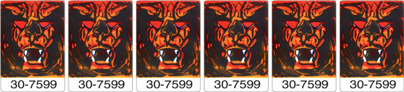 Williams algar pinball machine Target decal set