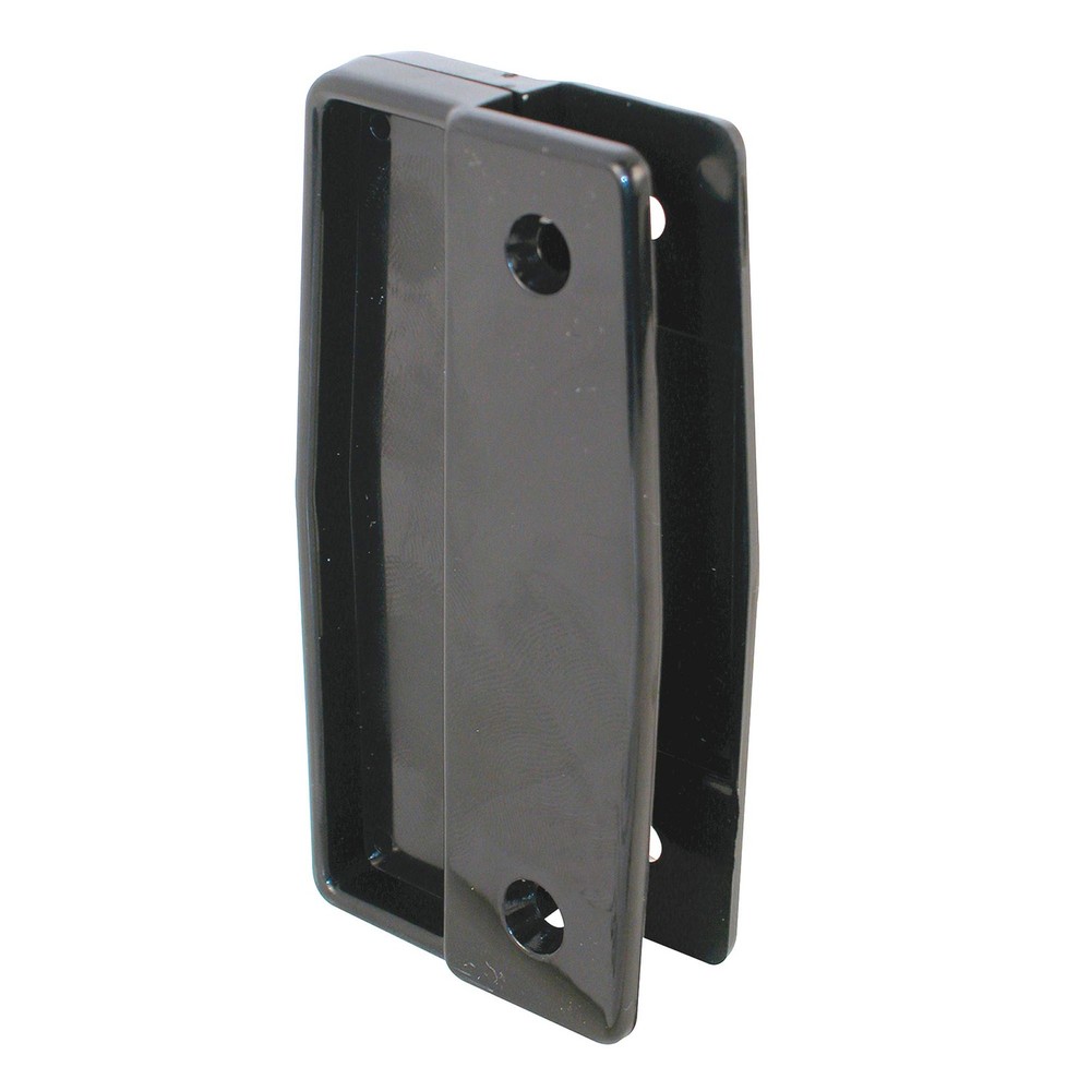 a 111 Black Plastic Sliding Screen Door Pull (2 Pack)