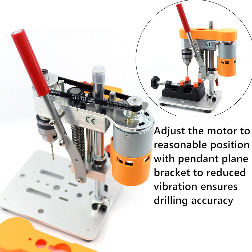 Mini Drill Press Precision Benchtop Drilling Machine Elecric Portable Table Dril