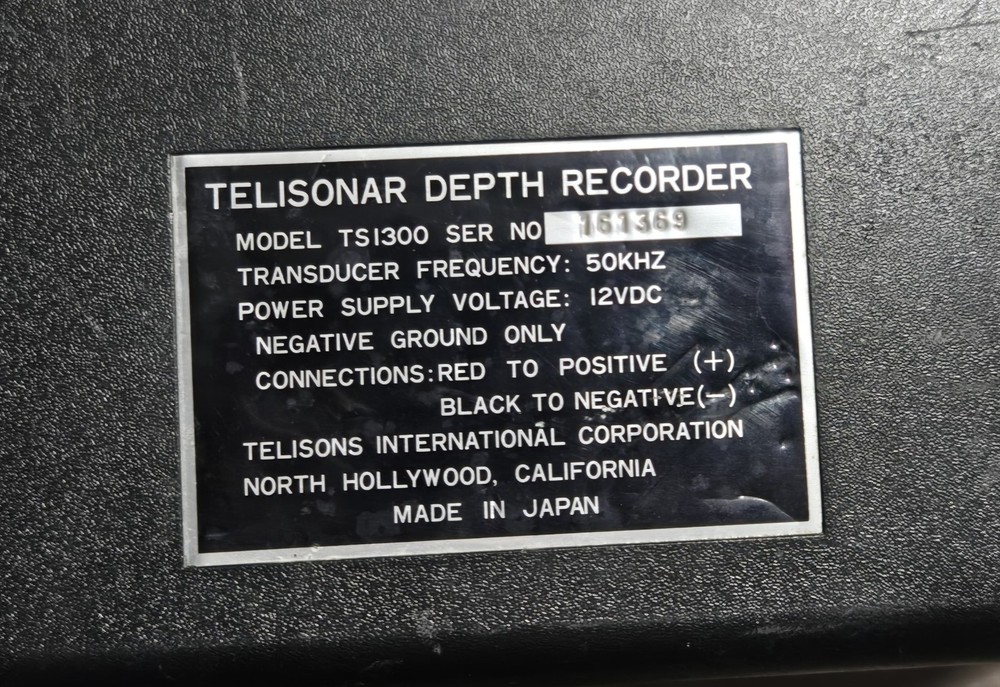 Vintage Telesonar 1300 Depth Finder