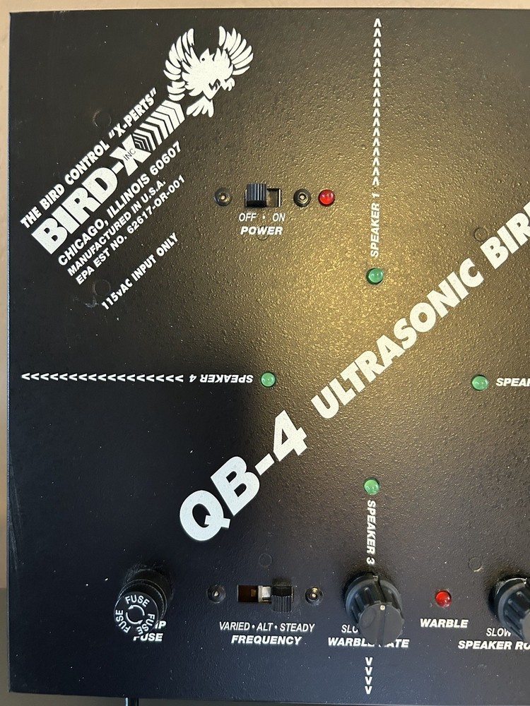 Bird-X QB-4 Ultrasonic Bird Repeller