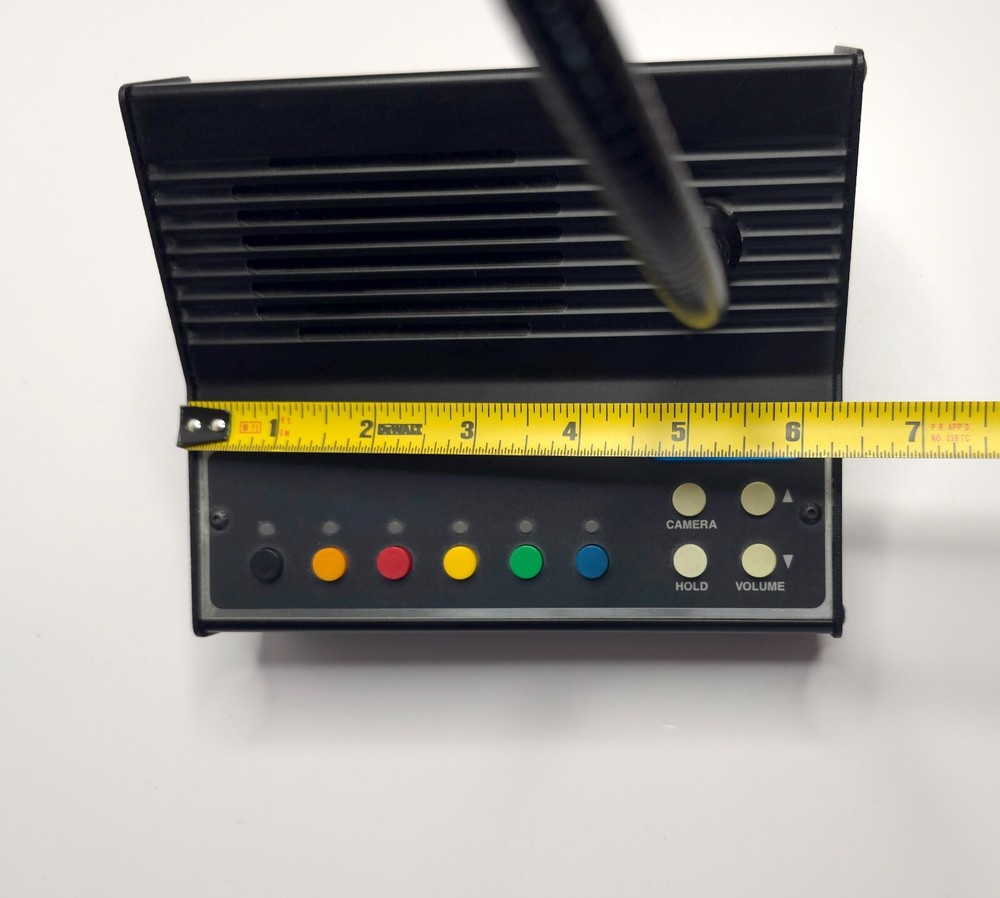 Hamilton Air Model 5001-1 Audio Console Microphone W/Speaker UNTESTED