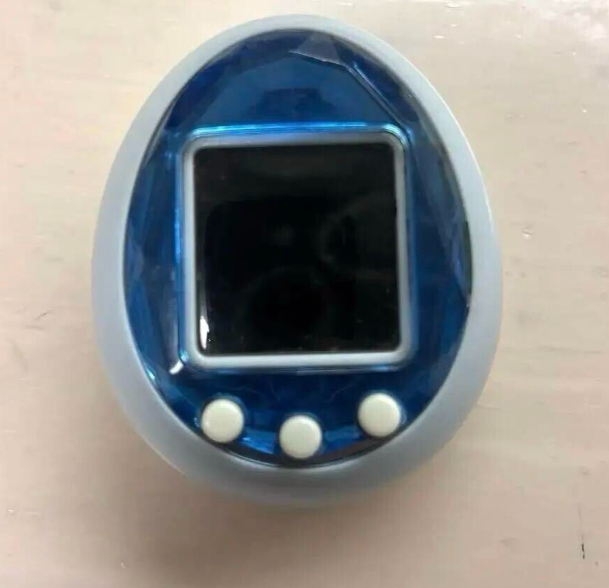 Bandai Tamagotchi iD Blue Silver