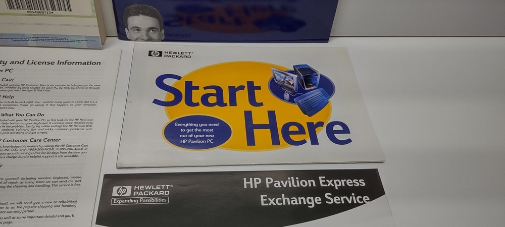 HP Hewlett Packard Pavilion Computer Quick Start Guide Manual Windows 98 Books