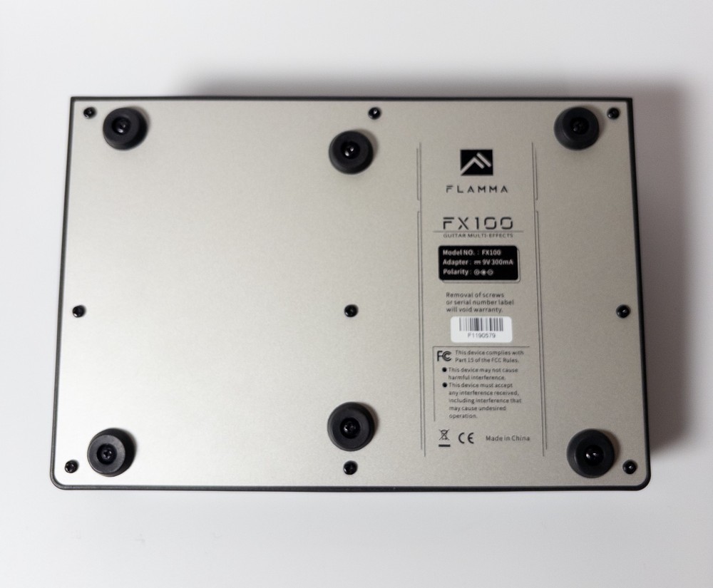 FLAMMA FX100 Guitar Multi Effects Processor Tested Working w/ Adapter